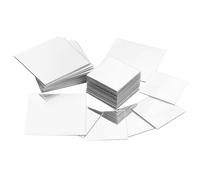 APOMOONS 20 Pezzi 7,5 x 7,5 cm, 50 Pezzi 5x5 cm Mini Specchi,Specchio Piccoli Autoadesivi Specchi Piccoli da Incollare Specchio Adesivo Quadrato per La Decorazione Murale fai da te, Bagno