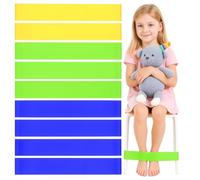 APOMOONS Confezione da 9 fasce elastiche per sedia per bambini con piedi irrequieti, fasce elastiche per piedi, flessibili per sedute ADHD, set di fasce di resistenza per bambini, per scuola, sedie