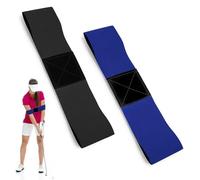 APOMOONS Fascia di connessione da golf, 2 pezzi, per allenamento di golf, per allenamento di golf, fascia di connessione di precisione, leggera e portatile, per allineamento del braccio e correttore