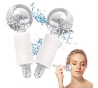 APOMOONS Set di 2 sfere di raffreddamento per il viso, per occhi e collo, per tonificare la pelle, ridurre il gonfiore, le occhiaie migliorano la circolazione sanguigna (bianco)