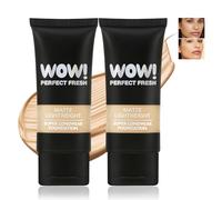 Apooliy 2pcs Fondotinta liquido opaco, copertura completa, trucco impeccabile, minimizza i pori, leggero, 24Hr Long Wear, impermeabile, Oil-Control, a prova di sudore