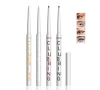 Apooliy Un Set Di Quattro Eyeliner Colorati, Eye Liner Bianco Cremoso, Altamente Pigmentato.Eyeliner Nero a Lunga Durata, Set Professionale Per il Trucco Degli Occhi.