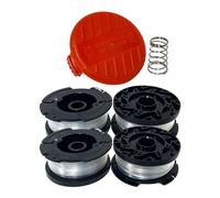 Aporozona Bobina di ricambio AF-100 per Black & Decker BESTA510 LSTE523 LSTE525 LST300 LCC340C LST136 LST136B LST140C LCC222 LST201 String Trimmer Eater String per AF-100-BKP/AF-100-Bobina 3ZP
