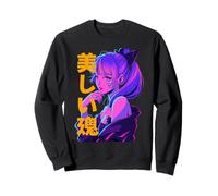 APORWAVE ONI GIRL BILLE SOWS ASTESTHETIC Felpa