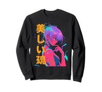 APORWAVE ONI GIRL BILLE SOWS ASTESTHETIC Felpa