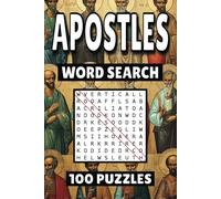 Apostles Word Search: 100 Pages of Bible Themed Puzzles, Word Scramble, Word Find, and Vocabulary Activities for Kids, Adults, and Seniors
