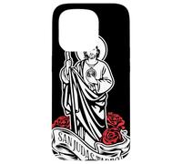 Apóstol San Judas Tadeo santo milagroso Intercesor Custodia per iPhone 15 Pro