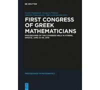 Apostolos Giannopoulos First Congress of Greek Mathematicians (Copertina rigida)
