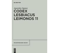 Apostolos Spanos Codex Lesbiacus Leimonos 11 (Copertina rigida)