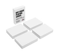 Apostrophe Games 180 biglietti vuoti cancellabili a secco con scatola, dimensioni da poker, 6,3 x 8,8 cm, riutilizzabili, vuoti