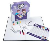 Apostrophe Games Kit fai da te per creare il tuo gioco da tavolo con tavolo da gioco vuoto, pezzi di gioco, carte vuote, dadi, spinner, kit per costruire il tuo gioco - Junior Edition