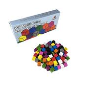 Apostrophe Games Multi Colore Gioco da Tavolo Pezzi (100 cubi di Legno)