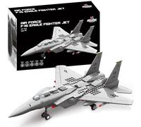 Apostrophe Games Set di blocchi di costruzione dell'aeronautica (Aereo da caccia)(227 pezzi)