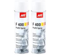 App F400 Cera per corpi Cavi Auto | Bomboletta antiruggine con ugello di prolunga | Rimozione della ruggine e Protezione della carrozzeria | Incolore | 500 ml (Confezione da 2)