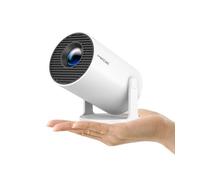 [App integrata] 2025 Mini Proiettore HY300Pro Proiettore Portatile 4K 1080P Supporto, Videoproiettore con WiFi 6 BT 5.4, Auto Keystone Rotabile 180° Compatibile HDMI/TV Stick/USB/PS5/Laptop