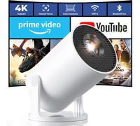 [App integrata & 2025 Upgraded] Mini Proiettore Portatile 4K Supporto con WiFi