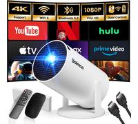 [App Integrata] Mini Proiettore 2025 Upgraded Proiettore Portatile Dual Control