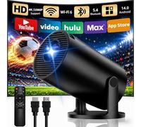 [App Integrate e Migliorate 2026] Videoproiettore 4K, Yoton Proiettore Wi-Fi 6 e BT 5.4, Compatibile 4K/1080P, Correzione Auto, Condivisione Schermo Wireless iOS/Android, HDMI/Chiavetta TV, Nero