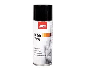 APP K 55 Colla spray universale | 400 ml | Colla per tessuti, legno, pelle, carta e molto altro