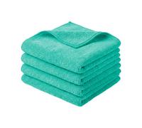 APP MF Cloth - Panni in Microfibra per Auto 40×40 cm, 360 g/m² | 3 Panni | Pulizia Senza Aloni e Senza Graffi | Ideali per Carrozzeria e Interni | Confezione da 3 Panni Verdi