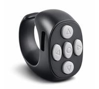 App Page Turner, 10m 32.8ft Bluetooths Ring Remote Control, Clicker Ad Anello di Scorrimento Remoto per Telefono Pad Fotocamera Pulsante Selfie Scatto Remoto