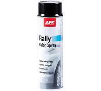 APP Rally Color Spray - Bomboletta Spray Nero Lucido | Vernice Acrilica Ad Alta