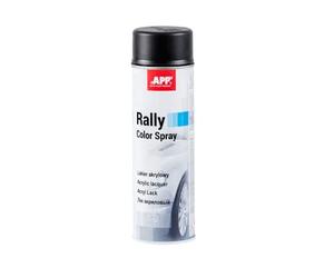 APP Rally Color Spray - Bomboletta Spray Nero Opaco | Vernice Acrilica Nera ad Alta Copertura | Colore Nero per Tutte le Superfici | Nero Opaco | 500 ml