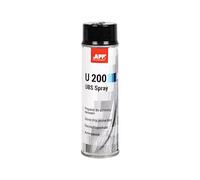 App U200 UBS Spray alla Protezione Sottoscocca Auto | 500 ml | Nero | Antipietrisco, Antiruggine e Antirombo Sottoscocca Protezione | Antirombo Sottoscocca Spray in Resina Sintetica e Gomma