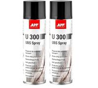 App U300 UBS Spray alla Protezione Sottoscocca Auto | Antipietrisco, Antiruggine e Antirombo Sottoscocca Protezione | Antirombo Sottoscocca Spray in Resina Sintetica e Gomma | 500 ml | Nero