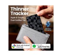 App Wallet Tracker Ricaricabile A Doppio Sistema per Trovare Oggetti, Compatibile con Trova il Mio IOS e per Android ("Trova Dispositivo
