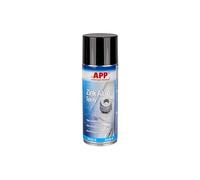 APP Zink Alu 19 - Spray di zinco e alluminio | Grigio scuro | 400 ml | Vernice antiruggine per ferro | Resistente al calore e ad asciugatura rapida, adatta per saldatura a punti