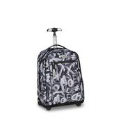 Appack Big Trolley, 35 L, Singola Barra Telescopica, Spallacci a scomparsa, Doppio uso, Tasca frontale, Scuola elementare, Jet Black, Bambini e Ragazzi, grigio