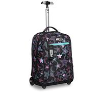 Appack Big Trolley a ppack, Nero, 2 in 1 Spallacci Per Uso Zaino, Scuola y Tempo Libero
