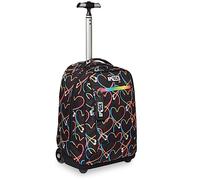 Big Trolley Appack, Nero, 2 in 1 Spallacci per uso Zaino, Scuola & Tempo Libero
