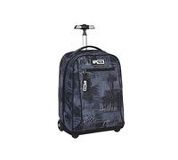 Appack Big Trolley Scuola, Nero, 2 in 1, Doppio Uso, Zaino con Carrello Fisso e Crossover System, Viaggio, Bambino Ragazzo