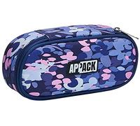Appack Bustina Round Plus, a ppack Enjoycy, Blu, con Elastici Porta Penne
