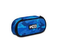 Appack Bustina Round Plus a ppack, Blu, Scomparto Interno Portapenne, Scuola y Tempo Libero