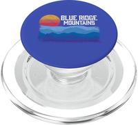 Appalachian & Blue Ridge Mountains Retro Style PopSockets PopGrip per MagSafe