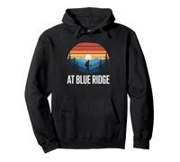 Appalachian Trail Blue Ridge Mountains Retro Vintage Hiking Felpa con Cappuccio
