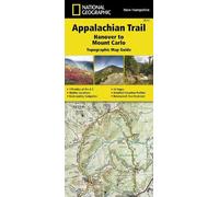 Appalachian Trail, Hanover To Mount Carlo, New Hampshire (Map)