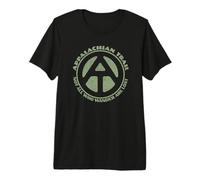 Appalachian Trail Not all Who Wander Distressed Vintage Maglietta Premium