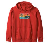 Appalachian Trail Retro McAfee's Knob Hiking Felpa con Cappuccio