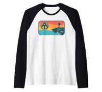Appalachian Trail Retro McAfee's Knob Hiking Maglia con Maniche Raglan
