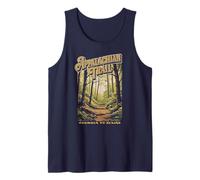 Appalachian Trail Vintage WPA Style Hiking Canotta