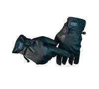 APPALERO - Guanti da equitazione in stile Western, in 100% pelle di capra, guanti in pelle per uomo e donna, disponibili in diverse misure e colori, guanti da equitazione in pelle resistente e morbida, Nero , XL