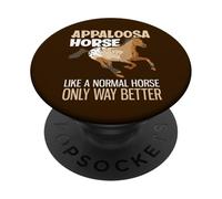 Appaloosa come un cavallo normale solo molto meglio PopSockets PopGrip Adesivo