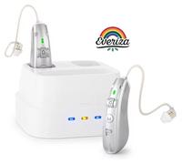 Apparecchi Acustici Digitali USB Ricaricabili BTE Anziani Amplificatore Udito