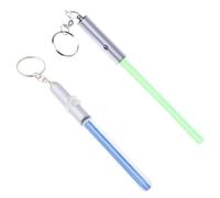 Apparecchi chiave chiave penna a LED penna luminosa per portachiavi creativi, portachiavi spada luce catena portachiavi borsa accessori torch bacchetta magica bastone