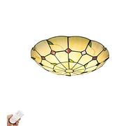 Apparecchi di Illuminazione del soffitto a LED del soffitto a Filo a Filo con tonalità in Vetro colorato per soffitto Appeso per la Camera da Letto a sintonizzazione di 30x8 cm
