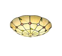 Apparecchi di Illuminazione del soffitto a LED del soffitto a fiuto a Filo con tonalità in Vetro colorato soffitto Appeso per la Camera da Letto soggiorno-e27 40x10cm
